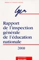 Rapport de l'inspection générale de l'éducation nationale : 2000