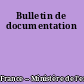 Bulletin de documentation