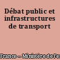 Débat public et infrastructures de transport