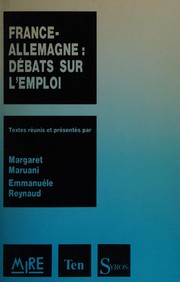 France-Allemagne : débats sur l'emploi : actes du colloque organisé les 18 et 19 juin 1987 par