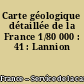 Carte géologique détaillée de la France 1/80 000 : 41 : Lannion