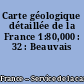 Carte géologique détaillée de la France 1:80,000 : 32 : Beauvais