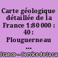 Carte géologique détaillée de la France 1:80 000 : 40 : Plouguerneau : 56 : Ile d'Ouessant