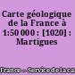 Carte géologique de la France à 1:50 000 : [1020] : Martigues