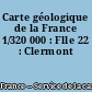 Carte géologique de la France 1/320 000 : Flle 22 : Clermont