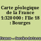 Carte géologique de la France 1:320 000 : Flle 18 : Bourges