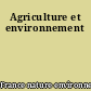 Agriculture et environnement