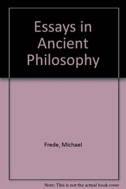 Essays in ancient philosophy