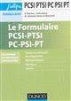 Le formulaire PCSI-PTSI-PC-PSI-PT