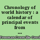 Chronology of world history : a calendar of principal events from 3000 BC to AD 1973