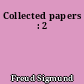 Collected papers : 2