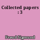 Collected papers : 3