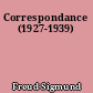 Correspondance (1927-1939)