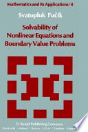 Solvability of nonlinear equations and boundary value problems