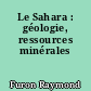 Le Sahara : géologie, ressources minérales