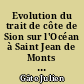 Evolution du trait de côte de Sion sur l'Océan à Saint Jean de Monts de 1950 à 2000 à l'aide de la photo-interprétation
