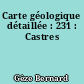 Carte géologique détaillée : 231 : Castres