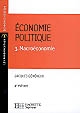 Économie politique : 3 : Macroéconomie
