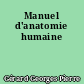 Manuel d'anatomie humaine