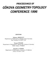 Proceedings of Gökova geometry-topology conference 1996