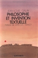 Philosophie et invention textuelle : essai sur la poétique d'un texte kantien
