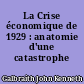 La Crise économique de 1929 : anatomie d'une catastrophe financière