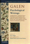 Psychological writings