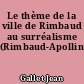 Le thème de la ville de Rimbaud au surréalisme (Rimbaud-Apollinaire-Breton)