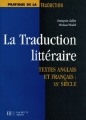 La traduction littéraire : textes anglais et français, XXe siècle