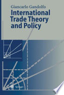 International trade theory and policy