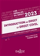 Introduction au droit et droit civil : 2023 : méthodologie & sujets corrigés