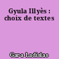 Gyula Illyès : choix de textes