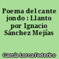 Poema del cante jondo : Llanto por Ignacio Sánchez Mejías