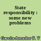 State responsibility : some new problems