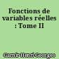 Fonctions de variables réelles : Tome II