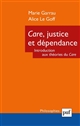 Care, justice et dépendance : Introduction aux théories du care
