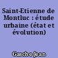 Saint-Etienne de Montluc : étude urbaine (état et évolution)