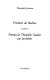 Portrait de Balzac : précédé de Portrait de Théophile Gautier par lui-même