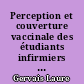 Perception et couverture vaccinale des étudiants infirmiers de Loire-Atlantique : état des lieux et évolution après sensibilisation