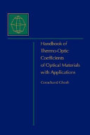 Handbook of thermo-optic coefficients of optical materials with applications