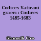 Codices Vaticani graeci : Codices 1485-1683