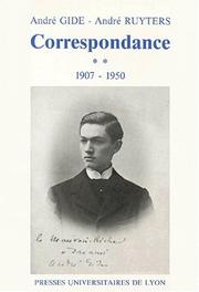 Correspondance (1895-1950)