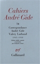 Correspondance André Gide-Valery Larbaud, 1905-1938