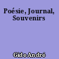 Poésie, Journal, Souvenirs
