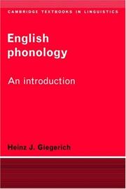 English phonology : an introduction
