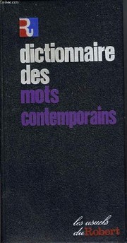 Dictionnaire des mots contemporains