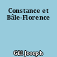 Constance et Bâle-Florence