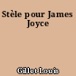 Stèle pour James Joyce