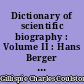 Dictionary of scientific biography : Volume II : Hans Berger - Christoph Buys Ballot