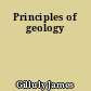 Principles of geology